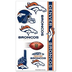 Denver Broncos Temporary Tattoos
