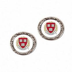 Harvard Crimson Earrings Post Style