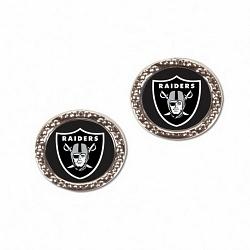 Las Vegas Raiders Earrings Post Style