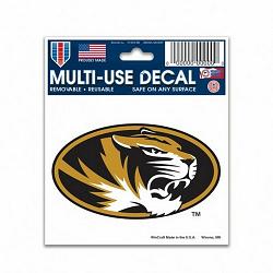 Missouri Tigers Decal 3x4 Multi Use Color