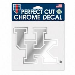 Kentucky Wildcats Decal 6x6 Perfect Cut Chrome