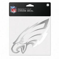 Philadelphia Eagles Decal 6x6 Perfect Cut Chrome