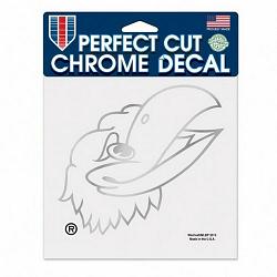 Kansas Jayhawks Decal 6x6 Perfect Cut Chrome