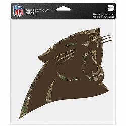 Wincraft Carolina Panthers Decal 8x8 Perfect Cut Camo -