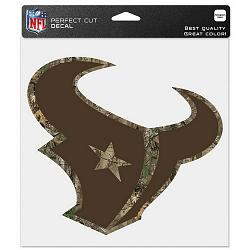 Wincraft Houston Texans Decal 8x8 Perfect Cut Camo -