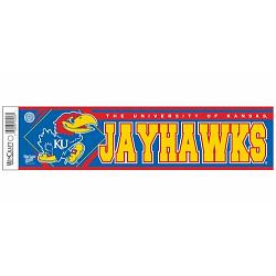 Kansas Jayhawks Bumper Sticker