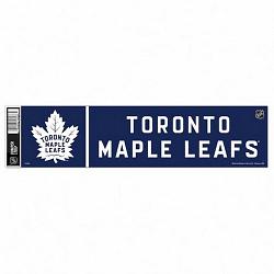 Toronto Maple Leafs Decal 3x12 Bumper Strip Style