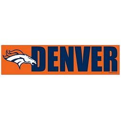 Denver Broncos Decal Bumper Sticker