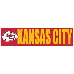 Kansas City Chiefs Decal Bumper Sticker