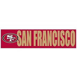 San Francisco 49ers Decal Bumper Sticker