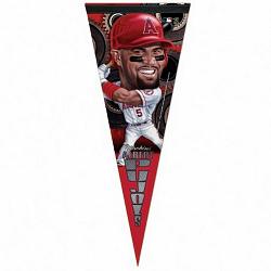 Los Angeles Angels Pennant 12x30 Premium Style Albert Pujols Design CO