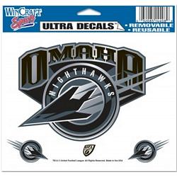 Omaha Nighthawks Decal 5x6 Multi Use Color CO