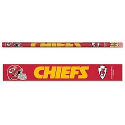 Kansas City Chiefs Pencil 6 Pack