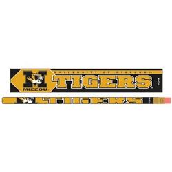 Missouri Tigers Pencil 6 Pack