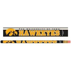 Iowa Hawkeyes Pencil 6 Pack