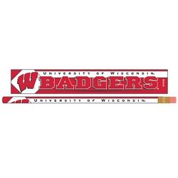 Wisconsin Badgers Pencil 6 Pack