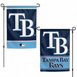 Tampa Bay Rays Flag 12x18 Garden Style 2 Sided