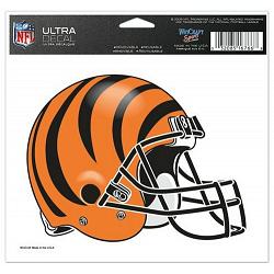 Cincinnati Bengals Decal 5x6 Ultra Color