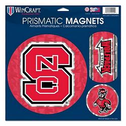North Carolina State Wolfpack Magnets 11x11 Prismatic Sheet