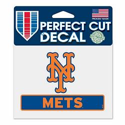 New York Mets Decal 4.5x5.75 Perfect Cut Color