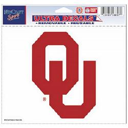 Oklahoma Sooners Decal 5x6 Ultra Color