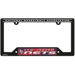 New Jersey Nets Plastic License Plate Frame