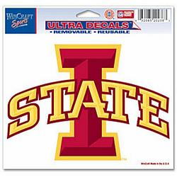 Iowa State Cyclones Decal 5x6 Ultra Color