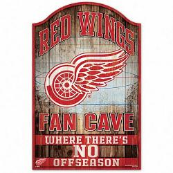 Detroit Red Wings Sign 11x17 Wood Fan Cave Design