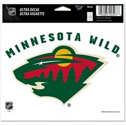 Minnesota Wild Decal 5x6 Ultra Color