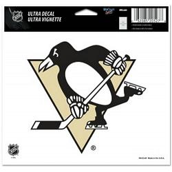 Pittsburgh Penguins Decal 5x6 Ultra Color