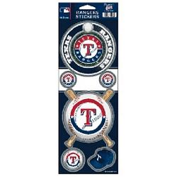Texas Rangers Stickers Prismatic
