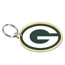 Wincraft Green Bay Packers Key Ring Acrylic Carded Premium