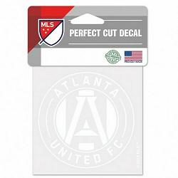 Atlanta United Decal 4x4 Perfect Cut White