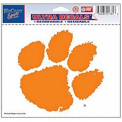 Clemson Tigers Decal 5x6 Ultra Color