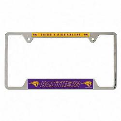 Northern Iowa Panthers Metal License Plate Frame