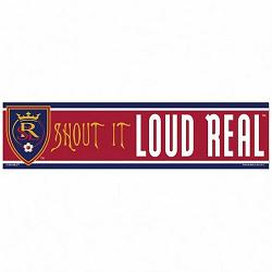 Real Salt Lake Decal 3x12 Bumper Strip Style