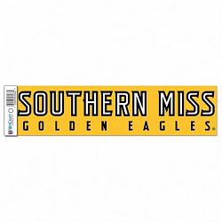 Southern Miss Golden Eagles Decal 3x12 Bumper Strip Style