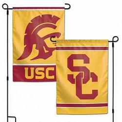 USC Trojans Flag 12x18 Garden Style 2 Sided