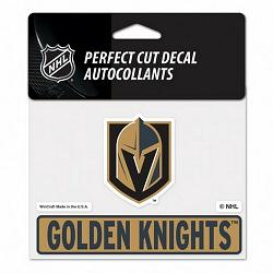 Vegas Golden Knights Decal 4.5x5.75 Perfect Cut Color