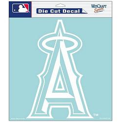 Los Angeles Angels of Anaheim Decal 8x8 Die Cut White