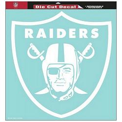 Las Vegas Raiders Decal 8x8 Die Cut White