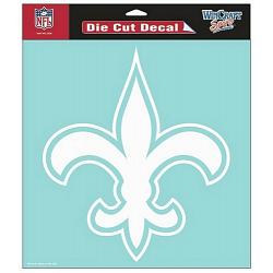 New Orleans Saints Decal 8x8 Die Cut White