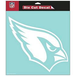 Arizona Cardinals Decal 8x8 Die Cut White