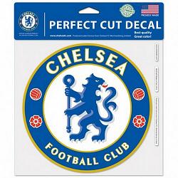 Chelsea Football Club Decal 8x8 Perfect Cut Color