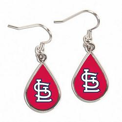 St. Louis Cardinals Earrings Tear Drop Style