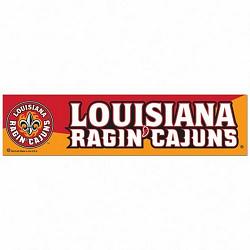 Louisiana-Lafayette Ragin Cajuns Decal 3x12 Bumper Strip Style