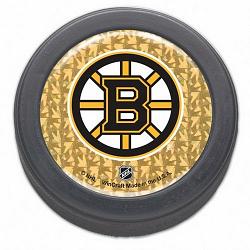 Boston Bruins Domed Hockey Puck - Packaged - Prismatic