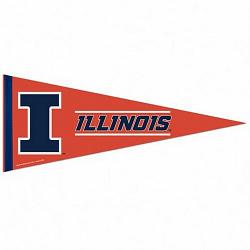 Illinois Fighting Illini Pennant 12x30 Premium Style