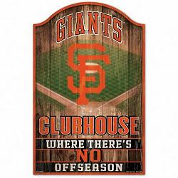 San Francisco Giants Sign 11x17 Wood Fan Cave Design