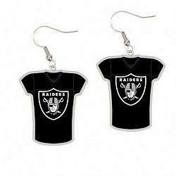 Las Vegas Raiders Earrings Jersey Style